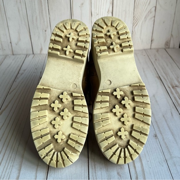 DV by DOLCE VITA Cream & Tan Girls Ankle Boots Size 5 - Picture 12 of 16